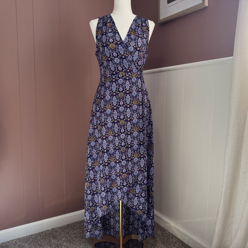 Evereve Allison Joy Brielle Sleeveless High Low Wrap Dress NWT